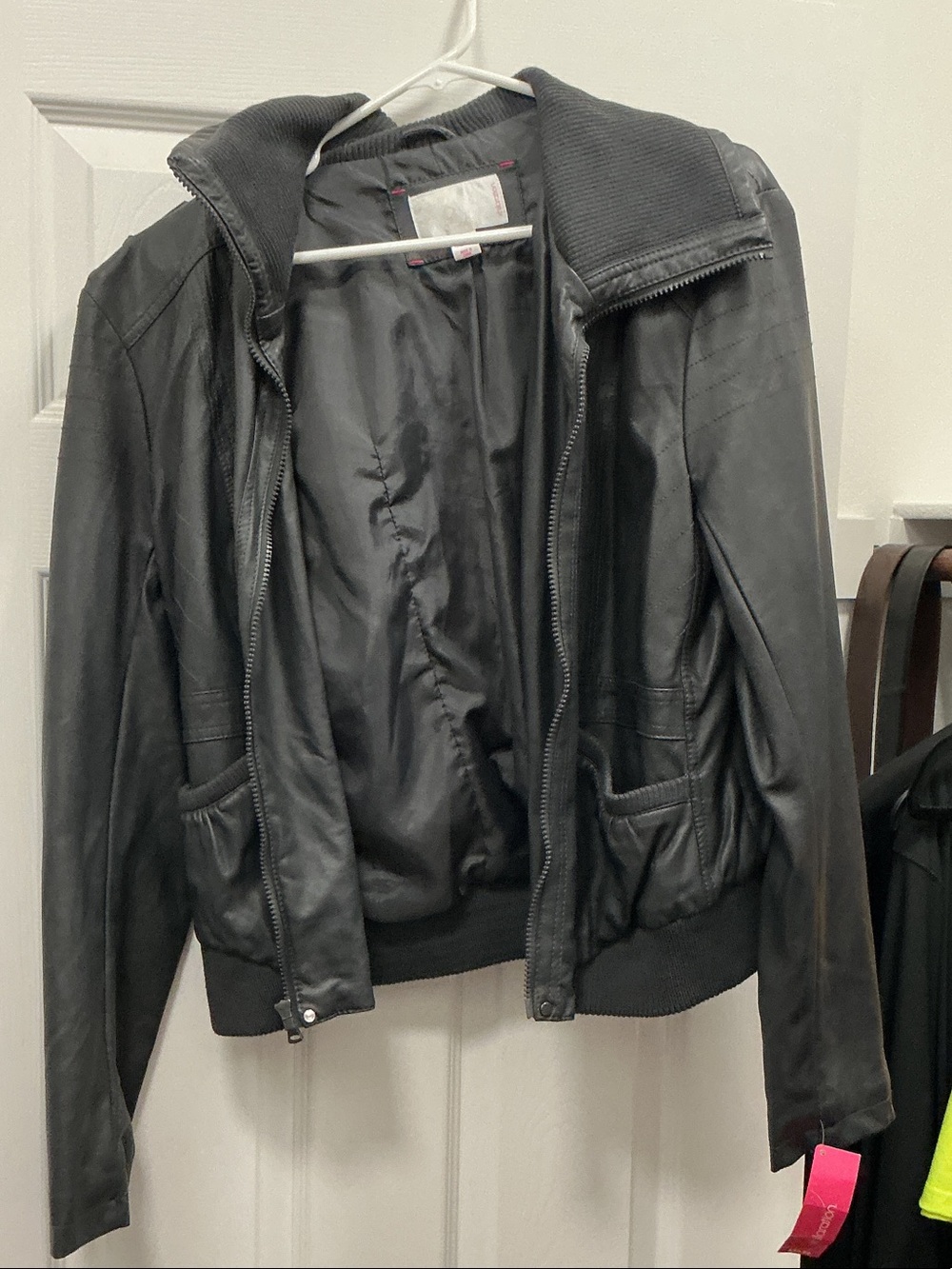 Xhilaration Black Leather Jacket
